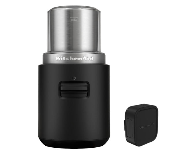 KITCHENAID Kaffeemühle kabellos inkl. Akku schwarz matt in präsentiert im Onlineshop von KAQTU Design AG. Küchengerät ist von KITCHEN AID