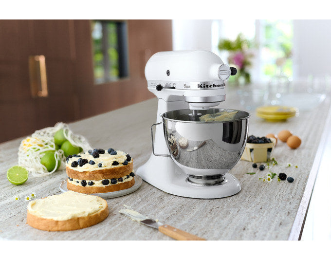 KITCHENAID Edelstahlschüssel 5K45SBWH 4.3 l in Edelstahl, Silber präsentiert im Onlineshop von KAQTU Design AG. Rührschüssel ist von KITCHEN AID