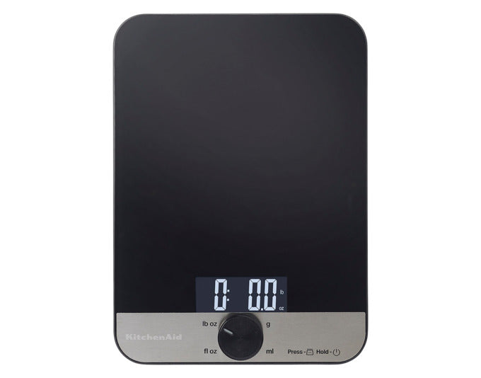 KITCHENAID Küchenwaage digital mit Glasoberfläche in präsentiert im Onlineshop von KAQTU Design AG. Waage ist von KITCHEN AID