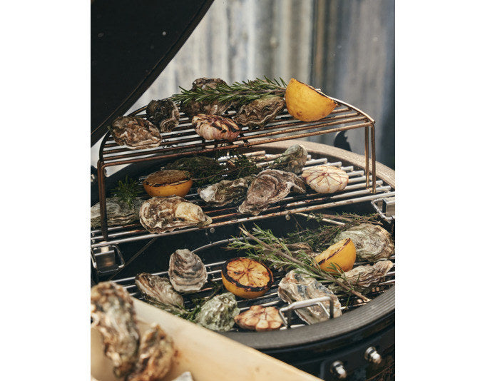 THE BASTARD Multilevel Kochsystem XL in Silber präsentiert im Onlineshop von KAQTU Design AG. Grillroste ist von THE BASTARD