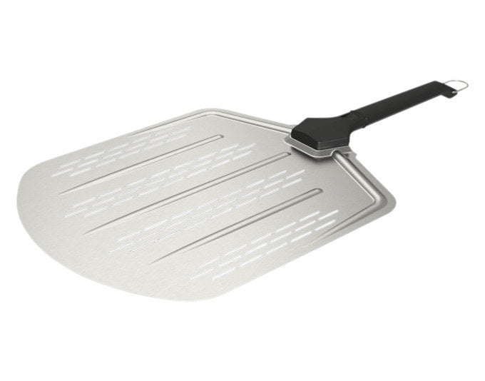 WITT Pizzaschieber 36 cm perforiert in Schwarz, Silber präsentiert im Onlineshop von KAQTU Design AG. Pizza ist von WITT