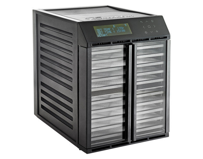 EXCALIBUR Dörrautomat RES10 silber in Schwarz präsentiert im Onlineshop von KAQTU Design AG. Dörrapparate ist von EXCALIBUR
