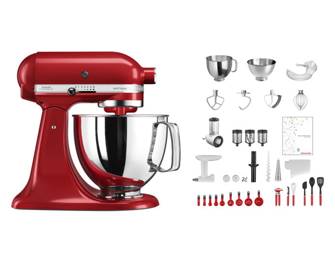 KITCHENAID Küchenmaschinenset Swiss Anniversary KSM200 4.8 l rot in präsentiert im Onlineshop von KAQTU Design AG. Küchengerät ist von KITCHEN AID