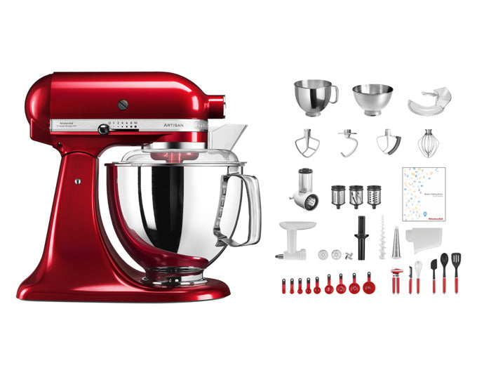 KITCHENAID Küchenmaschinenset Swiss Anniversary KSM200 4.8 l liebesapfelrot in präsentiert im Onlineshop von KAQTU Design AG. Küchengerät ist von KITCHEN AID