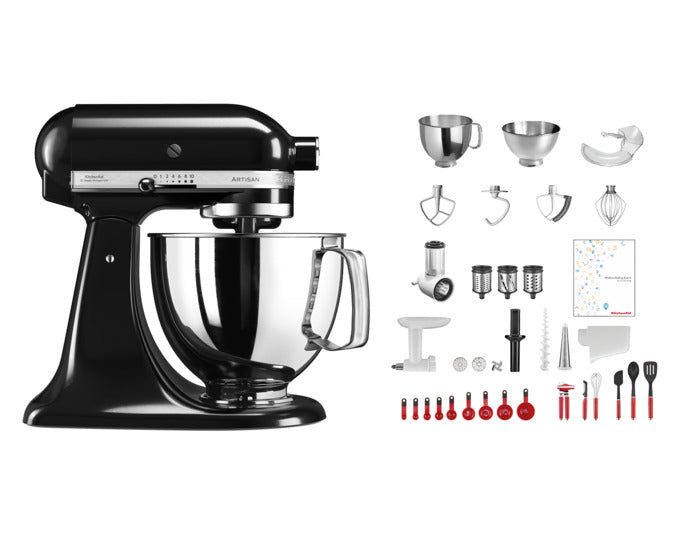 KITCHENAID Küchenmaschinenset Swiss Anniversary KSM200 4.8 l schwarz in präsentiert im Onlineshop von KAQTU Design AG. Küchengerät ist von KITCHEN AID