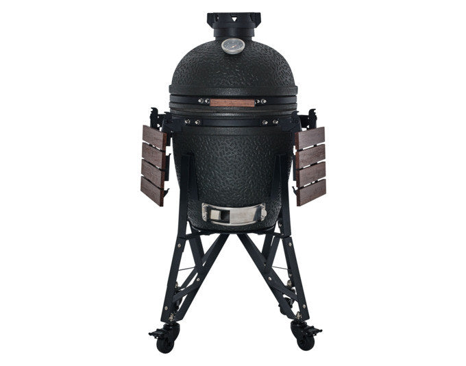 THE BASTARD Grill Urban Medium Multilevel schwarz in Schwarz matt, Schwarz präsentiert im Onlineshop von KAQTU Design AG. Holzkohlegrill ist von THE BASTARD