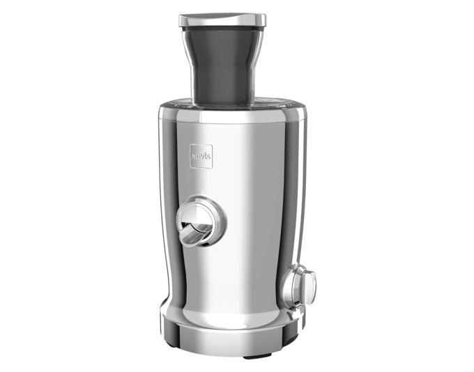 NOVIS Entsafter NewGen SX-3 VitaJuicer chrom in präsentiert im Onlineshop von KAQTU Design AG. Küchengerät ist von NOVIS