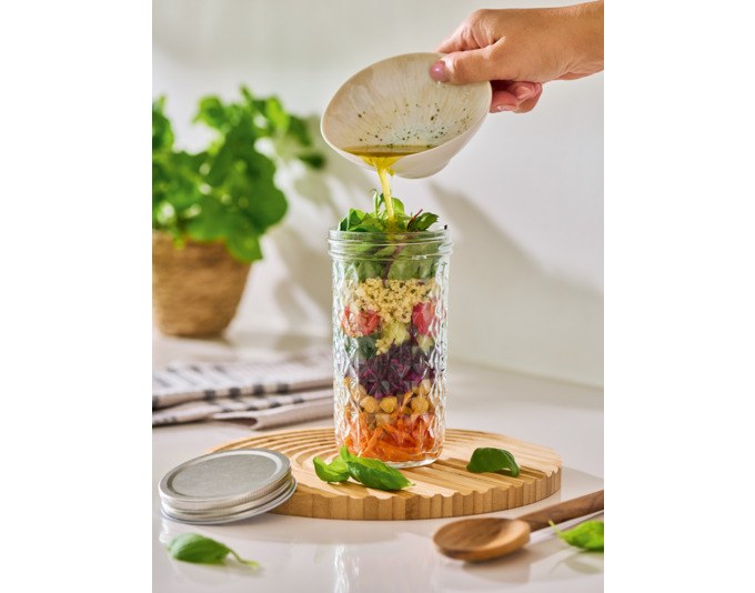 Runder Topfuntersetzer aus Bambusholz in Natur und Braun, Durchmesser 25 cm, Höhe 1.5 cm, glatte Oberfläche, von ZELLER PRESENT.