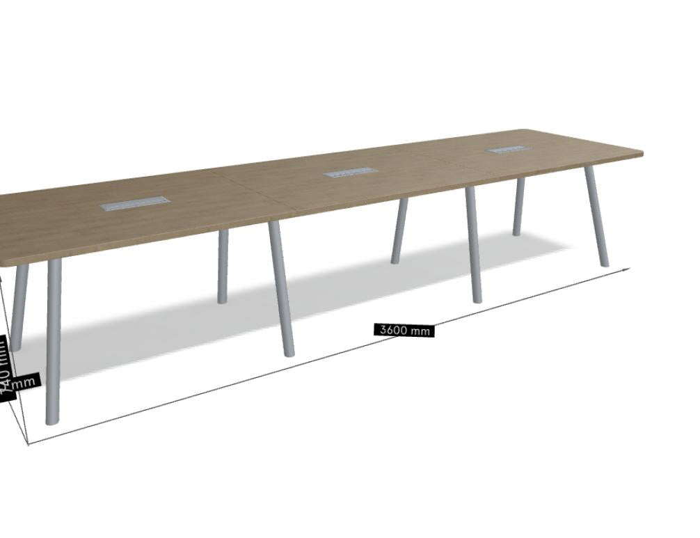 Echo ETM1036R - Tisch in Honigeiche präsentiert im Onlineshop von KAQTU Design AG. Esstisch ist von Mdd