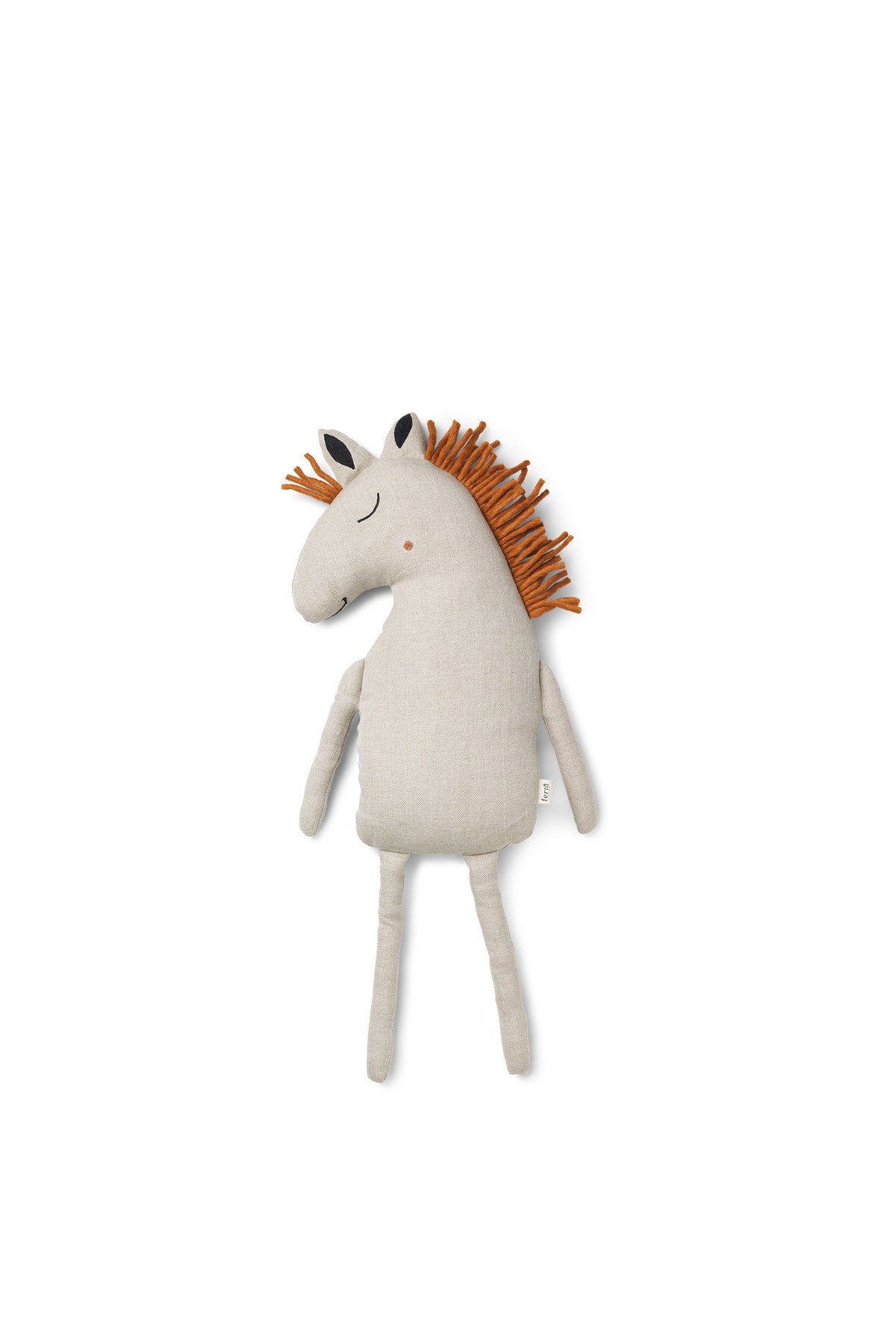 Kissen Pferd in Hellbraun präsentiert im Onlineshop von KAQTU Design AG. Deko Kissen ist von Ferm Living