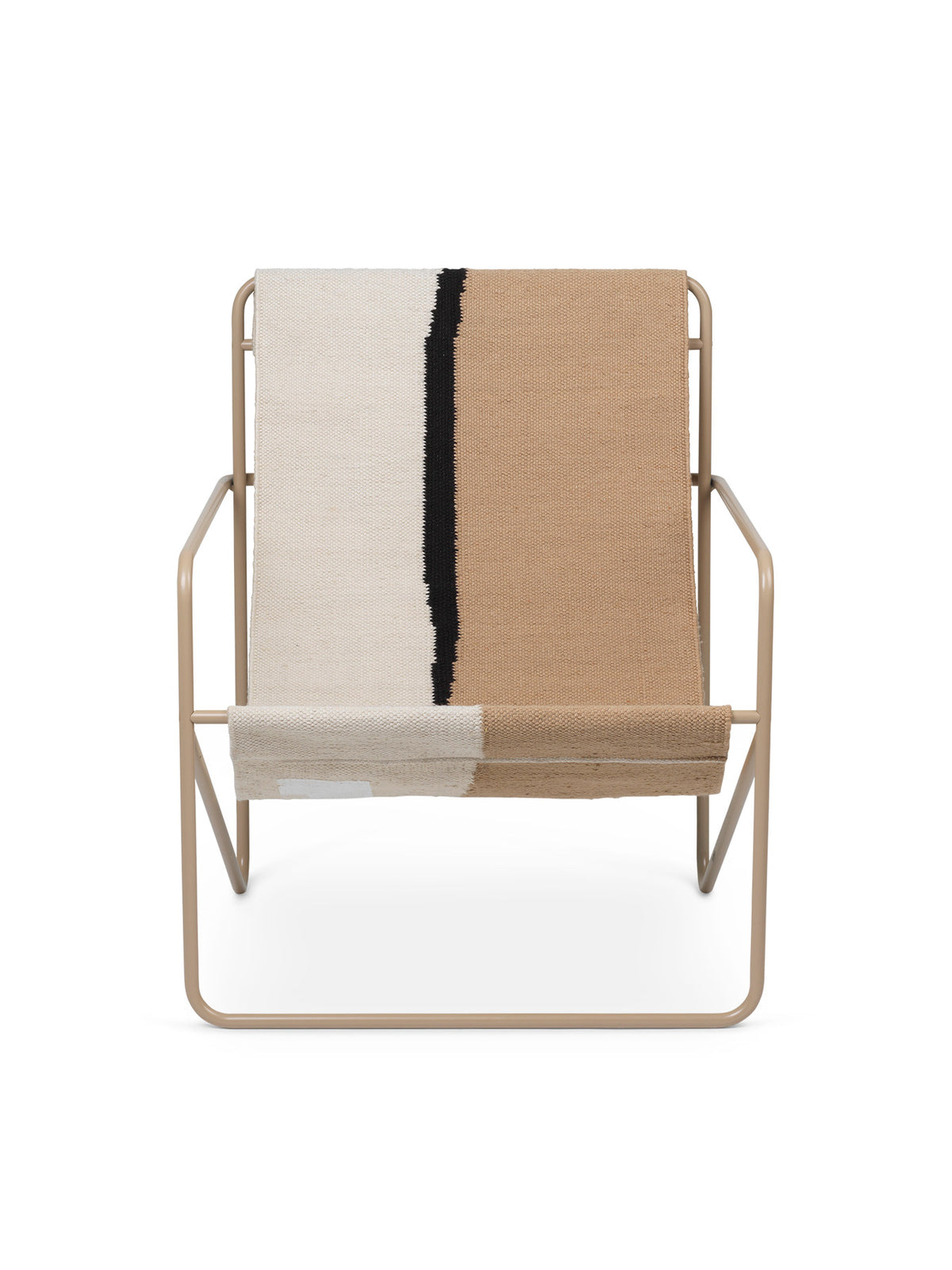 Desert Loungestuhl in Kaschmir/Soil präsentiert im Onlineshop von KAQTU Design AG. Outdoor-Sessel mit Armlehnen ist von Ferm Living