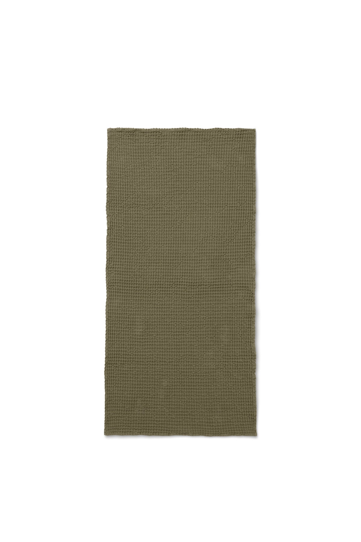 Organic Badetuch in Olivegrün präsentiert im Onlineshop von KAQTU Design AG. Badetuch ist von Ferm Living