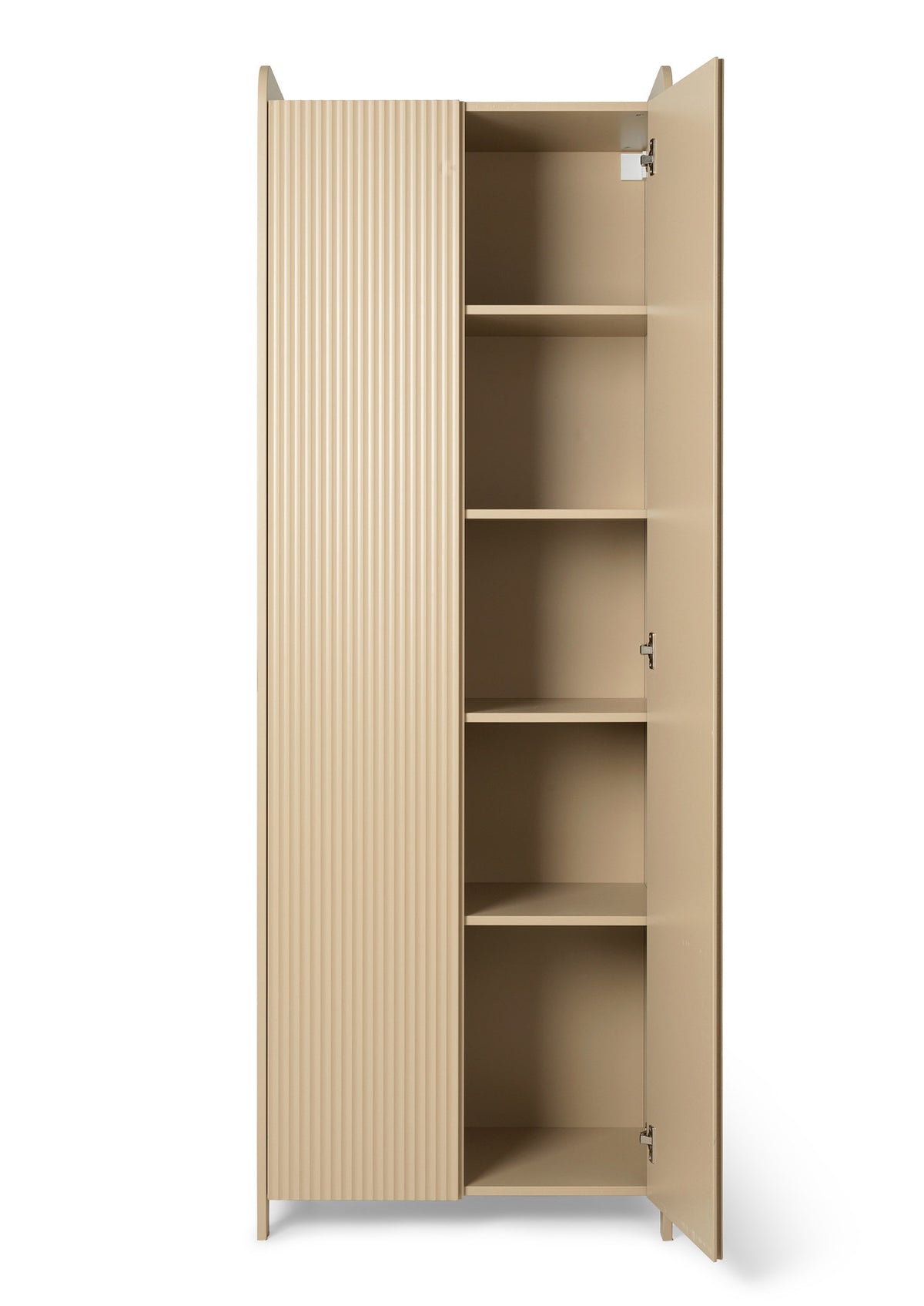 Sill Cupboard Tall in Beige präsentiert im Onlineshop von KAQTU Design AG. Drehtürenschrank ist von Ferm Living