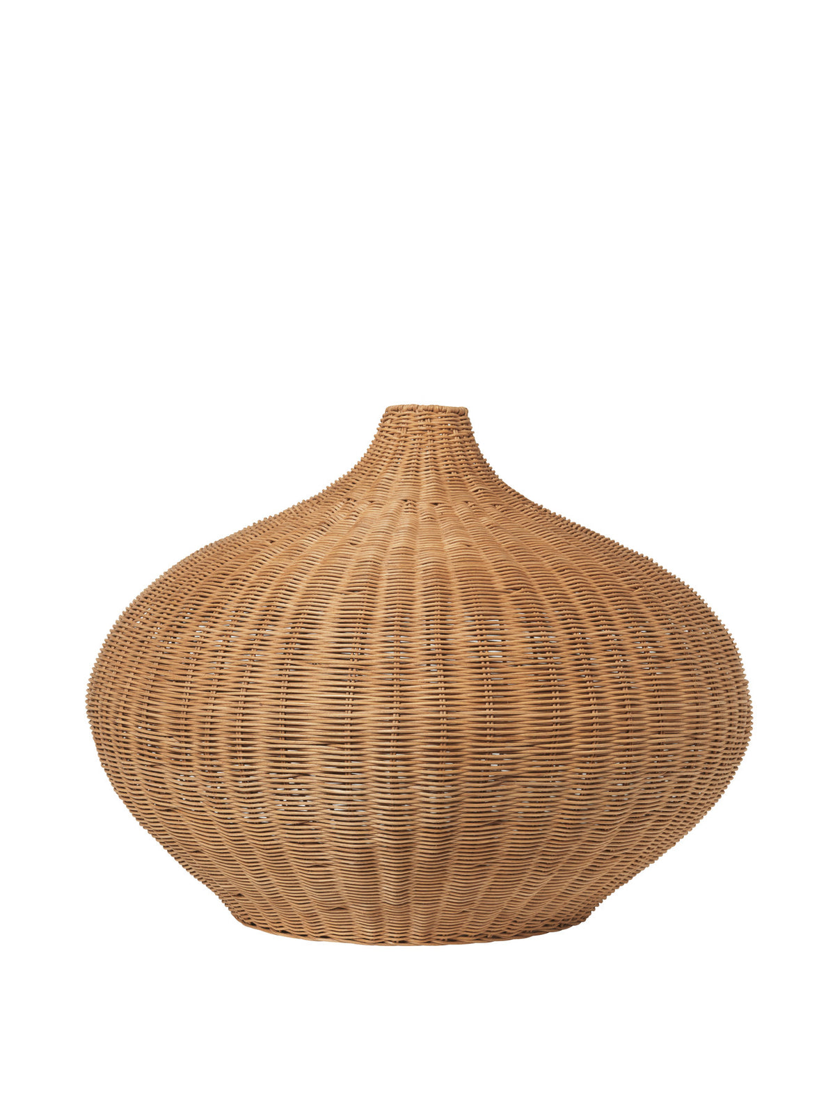 Braided Lampenschirm Belly in Braun präsentiert im Onlineshop von KAQTU Design AG. Pendelleuchte ist von Ferm Living