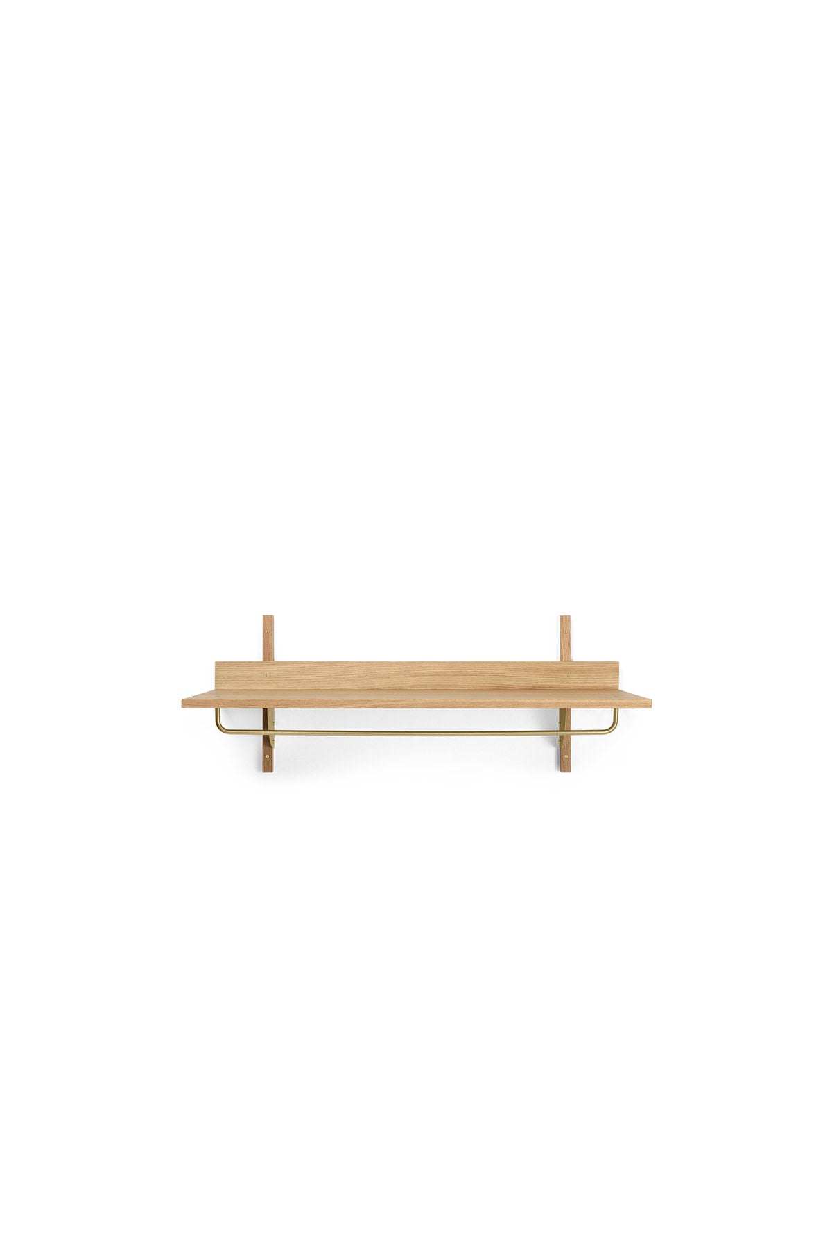 Sector Wandregal in Natur / Messing präsentiert im Onlineshop von KAQTU Design AG. Wandregal ist von Ferm Living