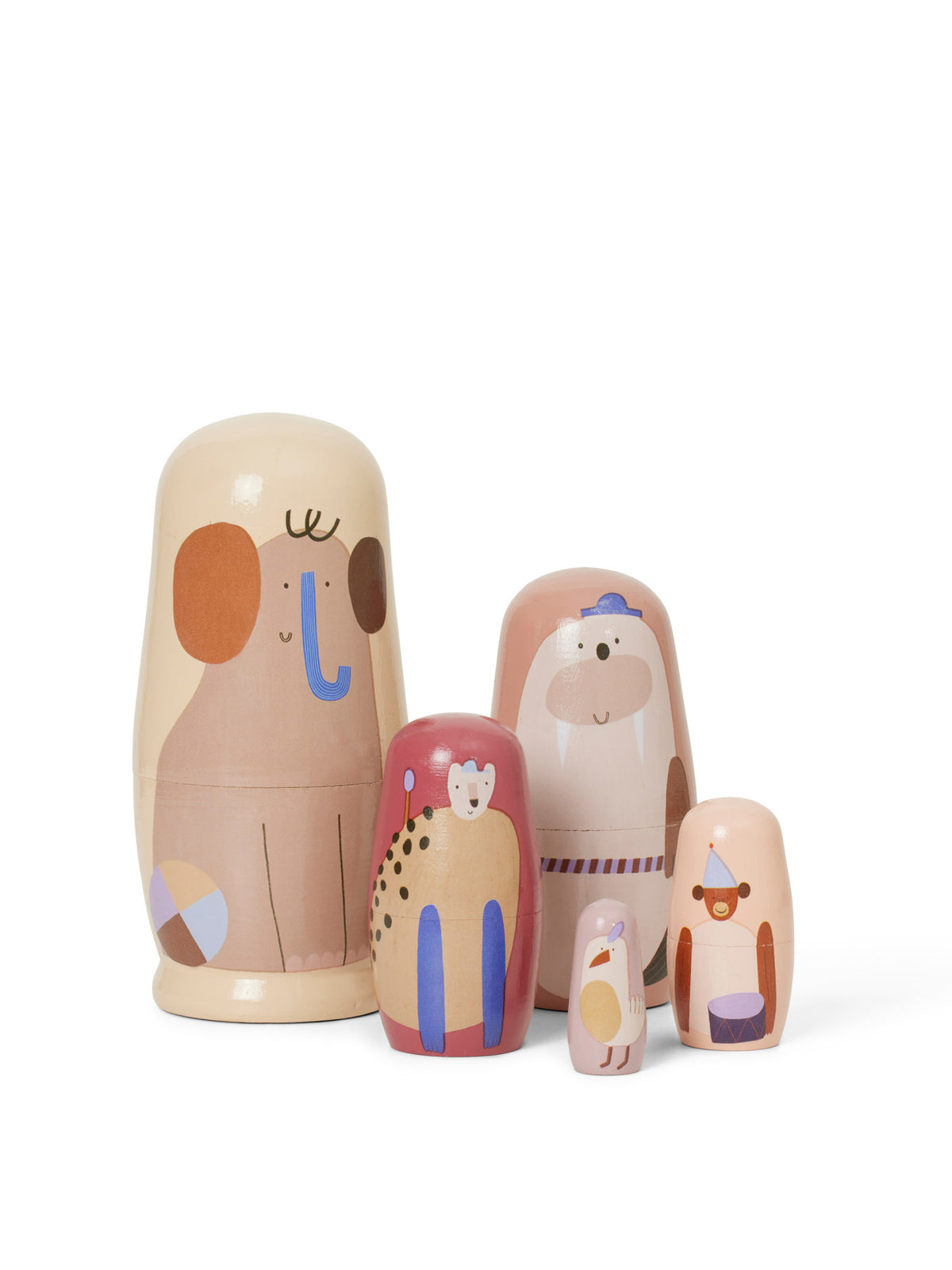 Critter Puppen in Multicolor präsentiert im Onlineshop von KAQTU Design AG. Spiele Kids ist von Ferm Living