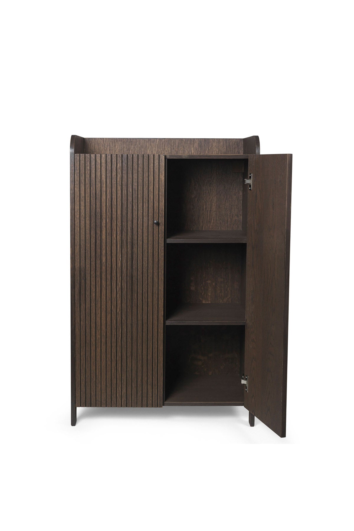 Sill Schrank Tief in Dunkelbraun präsentiert im Onlineshop von KAQTU Design AG. Drehtürenschrank ist von Ferm Living