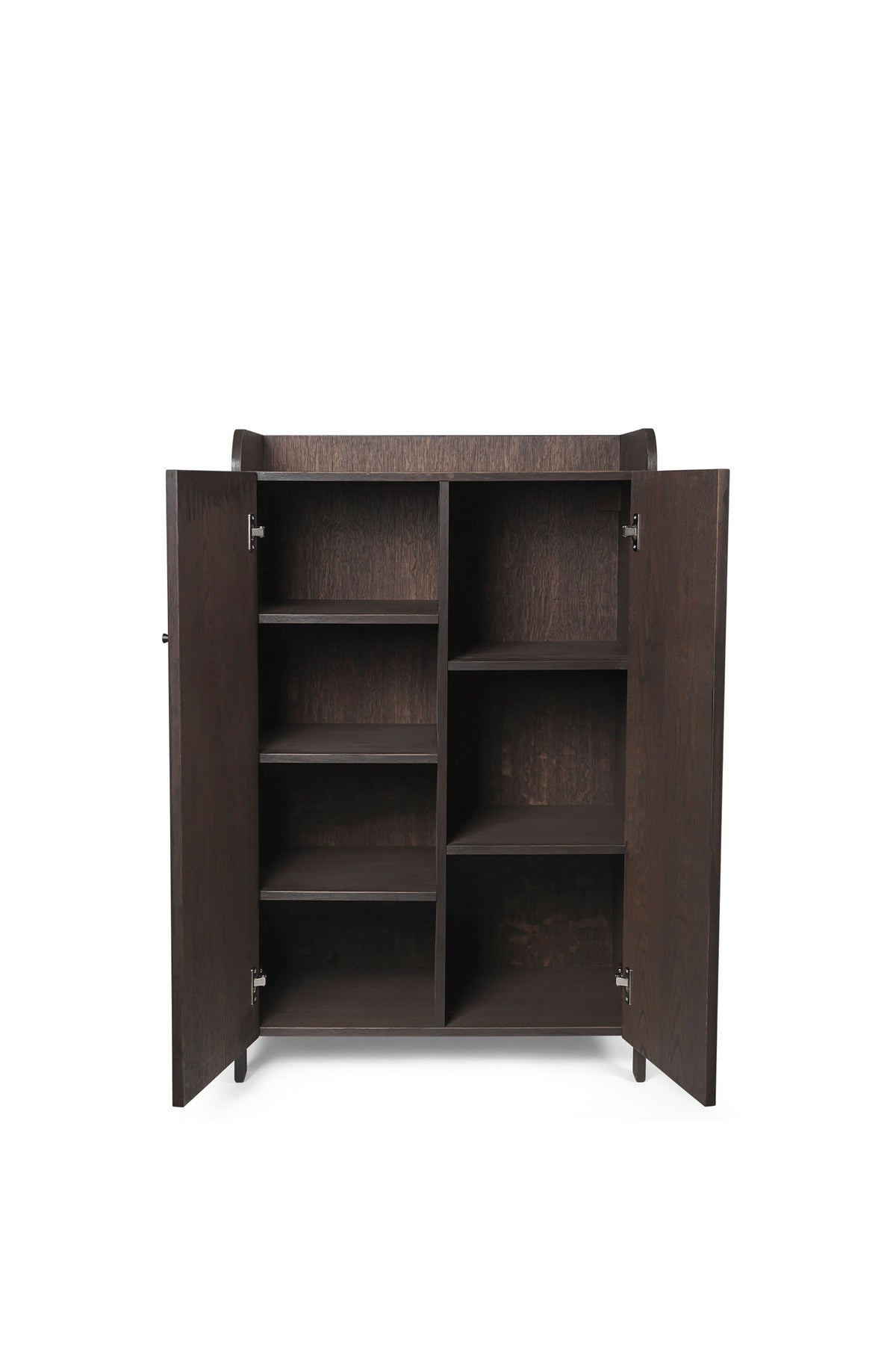 Sill Schrank Tief in Dunkelbraun präsentiert im Onlineshop von KAQTU Design AG. Drehtürenschrank ist von Ferm Living