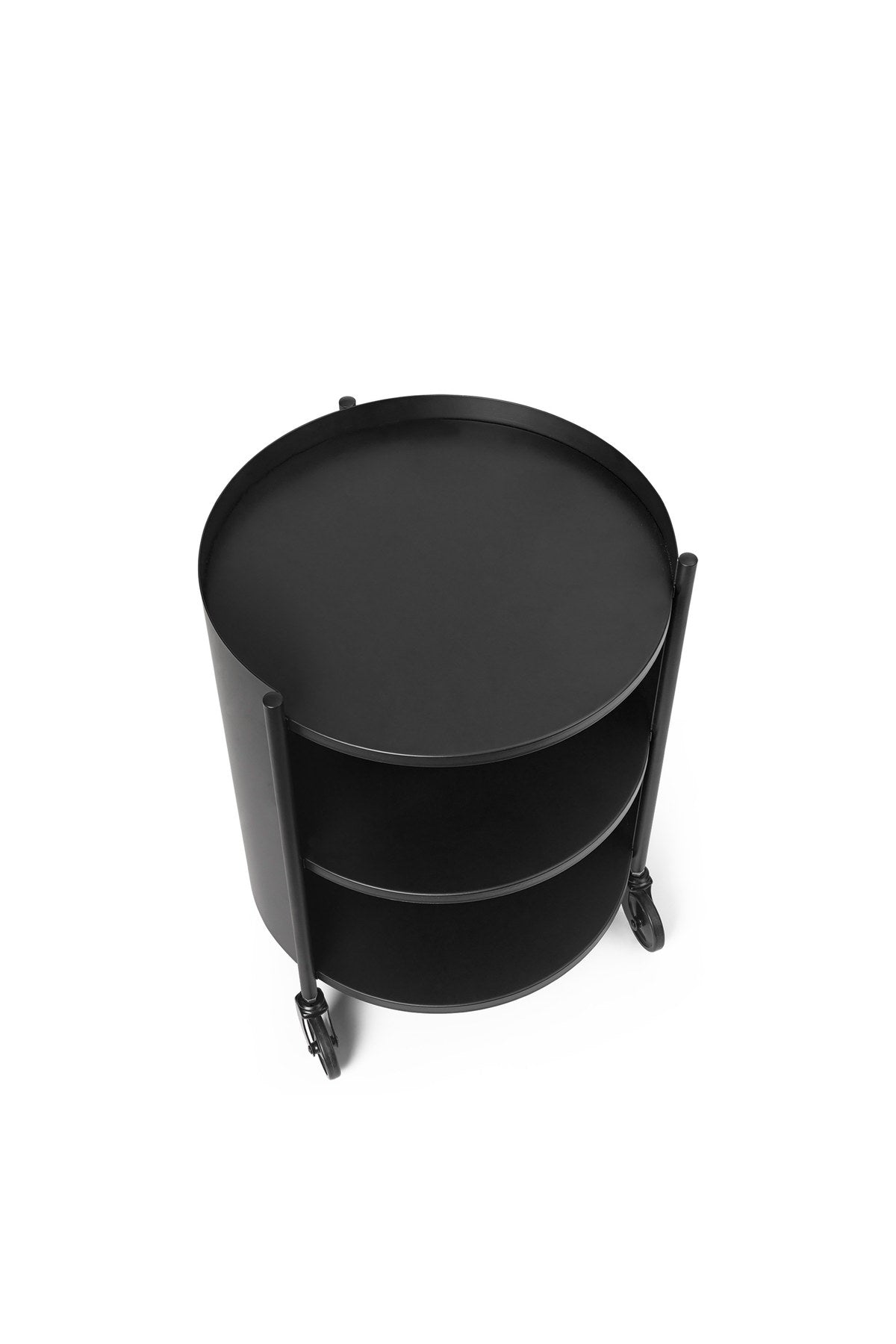 Eve Trolley in Schwarz präsentiert im Onlineshop von KAQTU Design AG. Servierwagen ist von Ferm Living