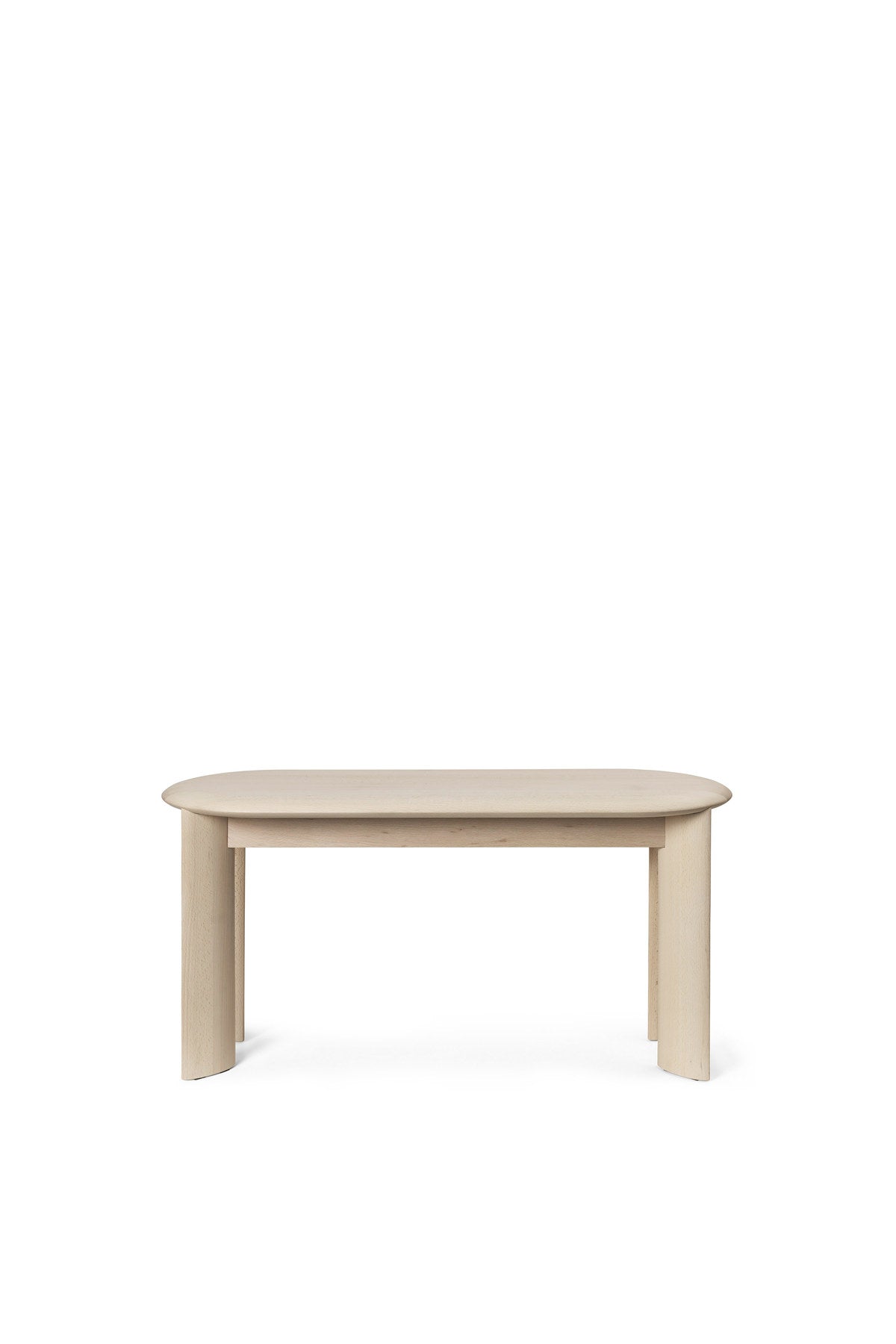 Bevel Bank in Weiss präsentiert im Onlineshop von KAQTU Design AG. Sitzbank ist von Ferm Living