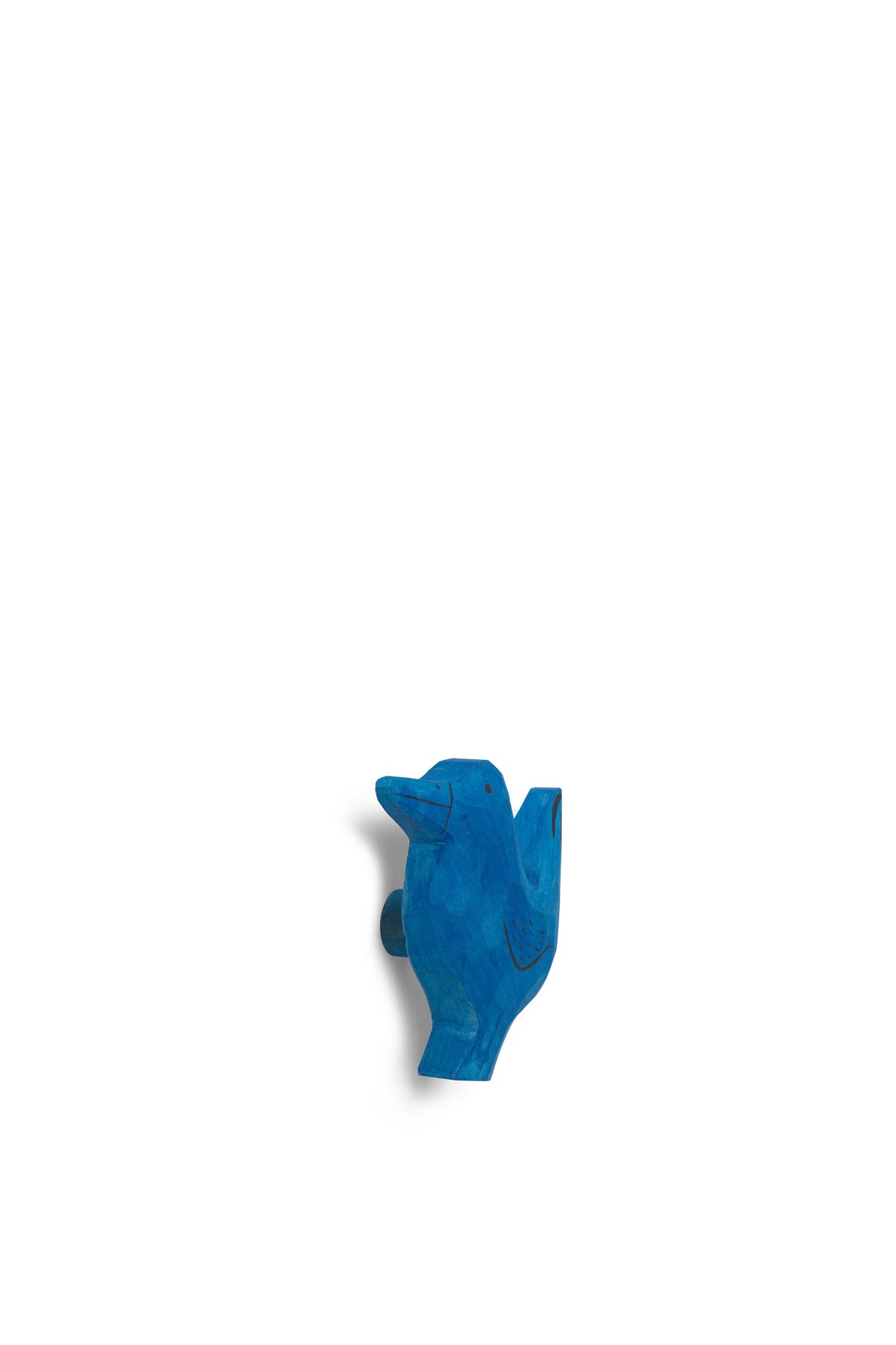 Anton Bird Haken in Blue präsentiert im Onlineshop von KAQTU Design AG. Figuren / Objekte Kids ist von Ferm Living