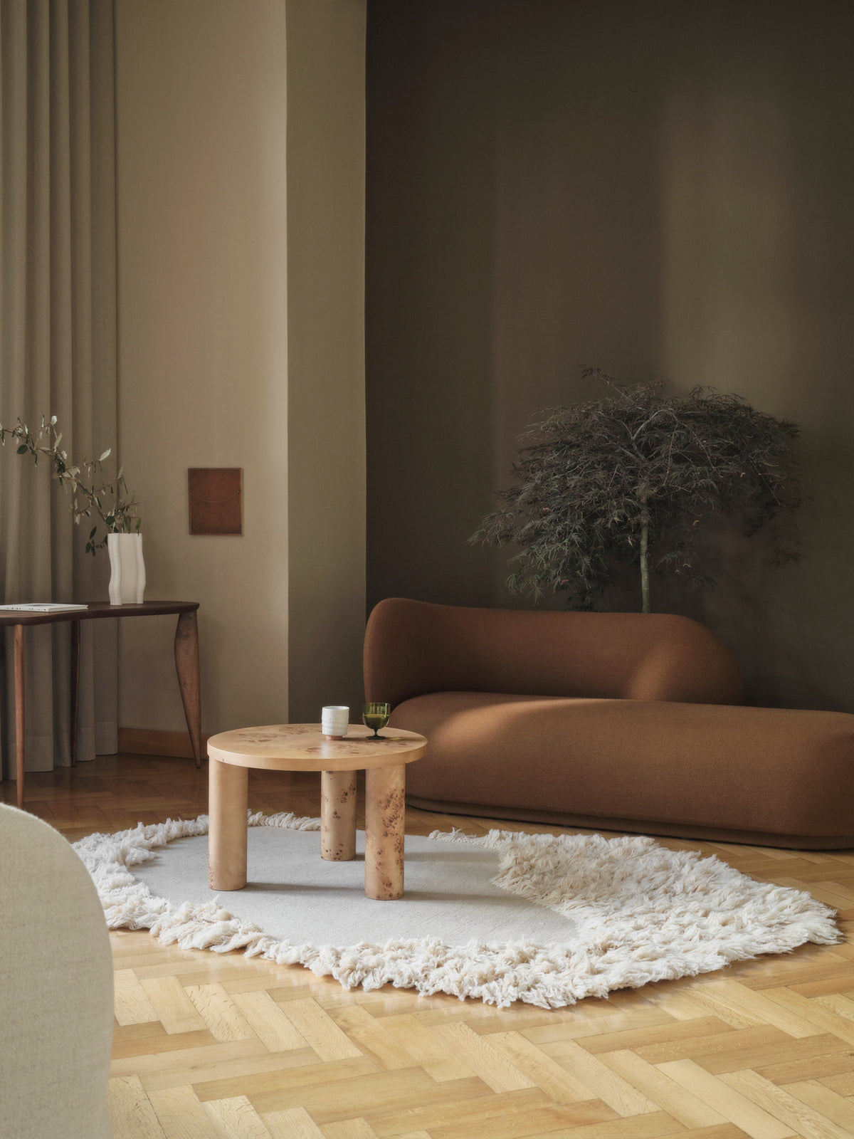 Norte Teppich in Natural präsentiert im Onlineshop von KAQTU Design AG. Teppich ist von Ferm Living