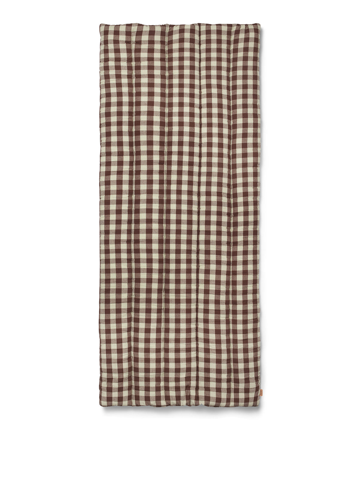 Bothy Check Quilted Matraze in Cinnamon/Green präsentiert im Onlineshop von KAQTU Design AG. Sitzpolster ist von Ferm Living