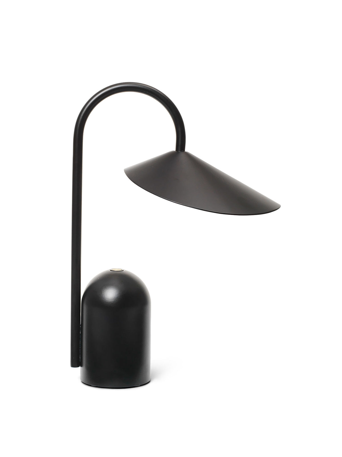 Arum portable Tischleuchte in Black präsentiert im Onlineshop von KAQTU Design AG. Tischleuchte ist von Ferm Living