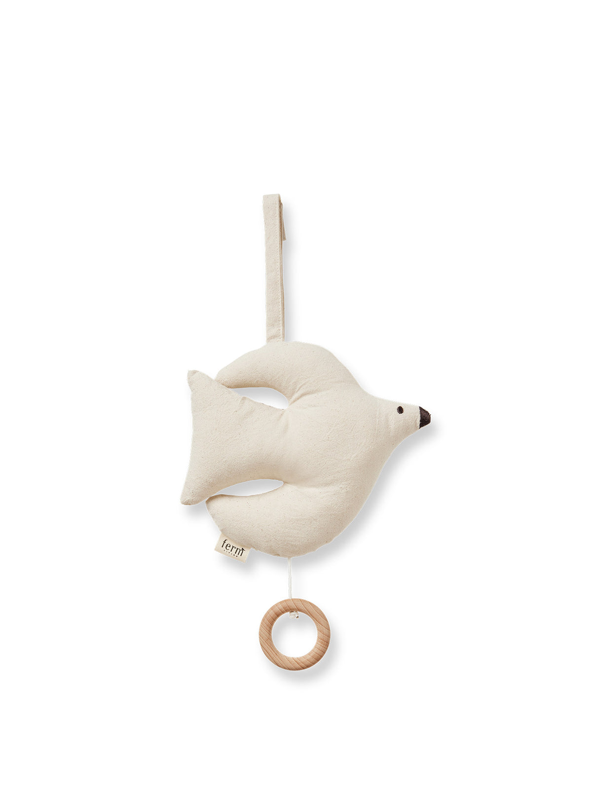 Swif Bird Music Mobile in Undyed präsentiert im Onlineshop von KAQTU Design AG. Objekte Kids ist von Ferm Living