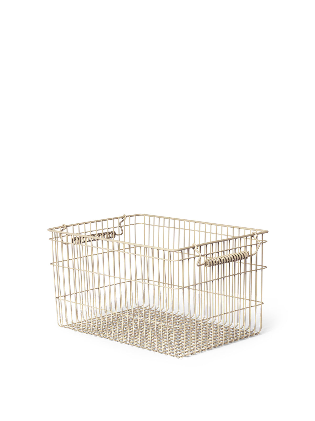 Cala stapelbare Körbe Set of 2 in Cashmere präsentiert im Onlineshop von KAQTU Design AG. Aufbewährungskörbe ist von Ferm Living