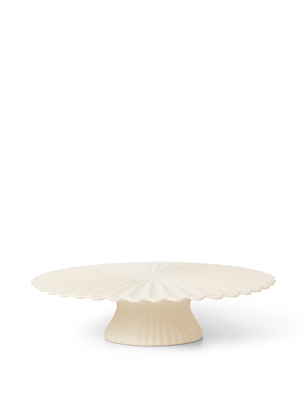 Fountain Cake Stand in Offwhite präsentiert im Onlineshop von KAQTU Design AG. Tortenplatte ist von Ferm Living