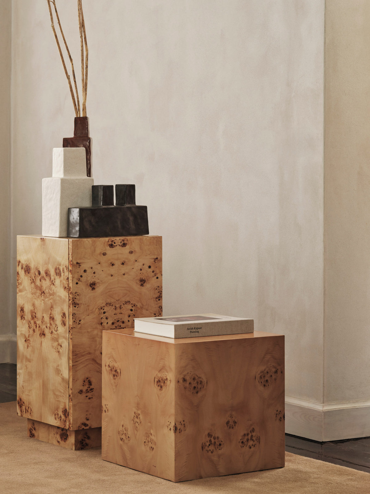 Koa Vase H17 in Black präsentiert im Onlineshop von KAQTU Design AG. Vase ist von Ferm Living