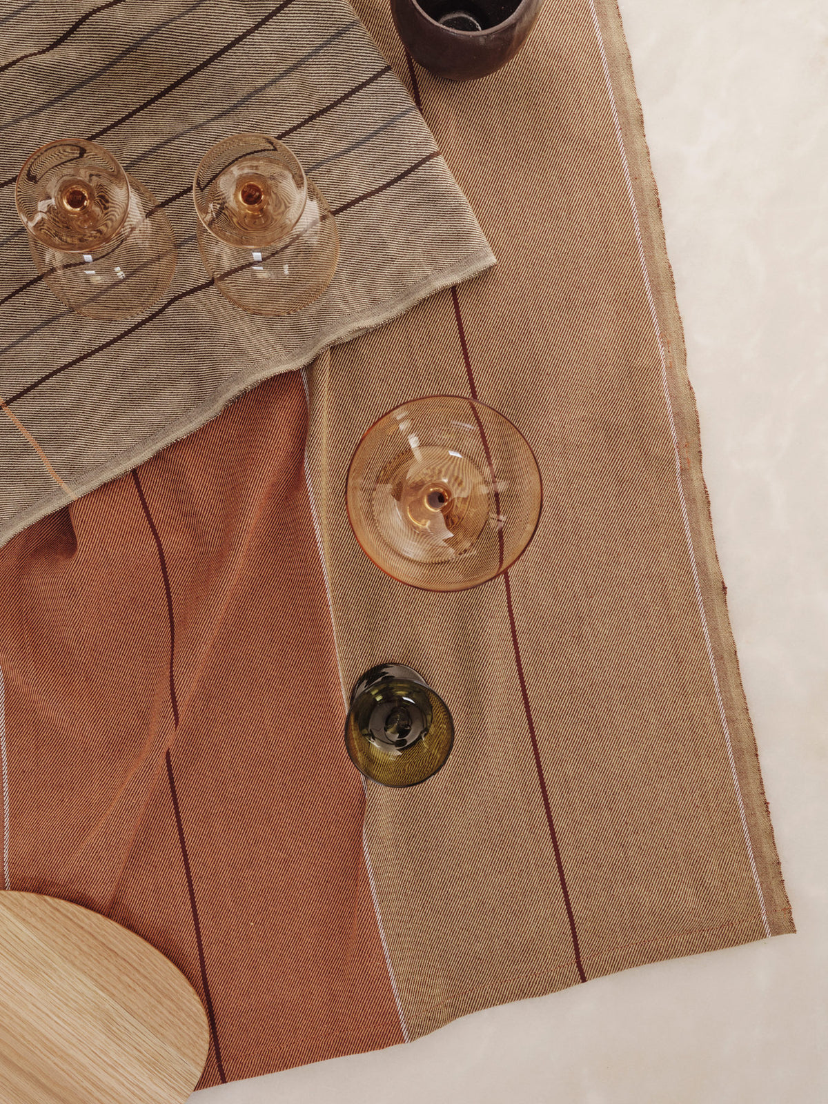 Ito Küchentuch Set of 2 in Hazel/Oat präsentiert im Onlineshop von KAQTU Design AG. Küchentuch ist von Ferm Living