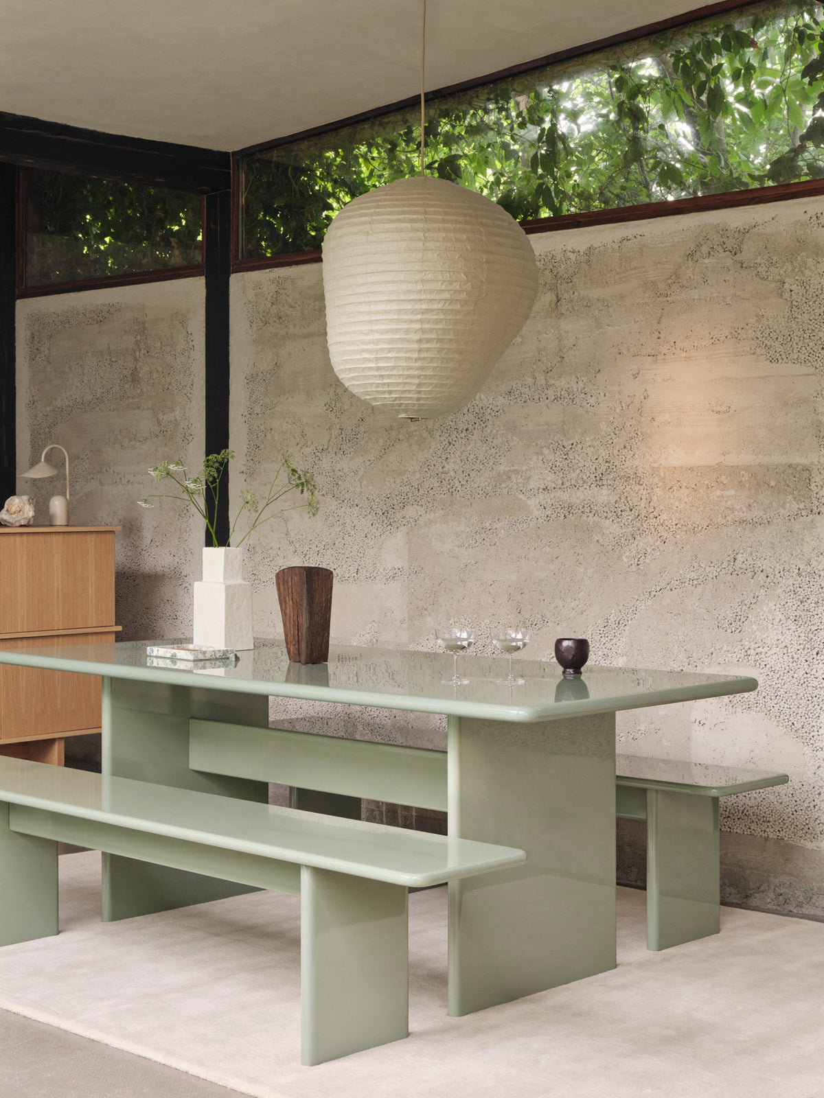 Rink Bank 140 in Tea Green präsentiert im Onlineshop von KAQTU Design AG. Sitzbank ist von Ferm Living