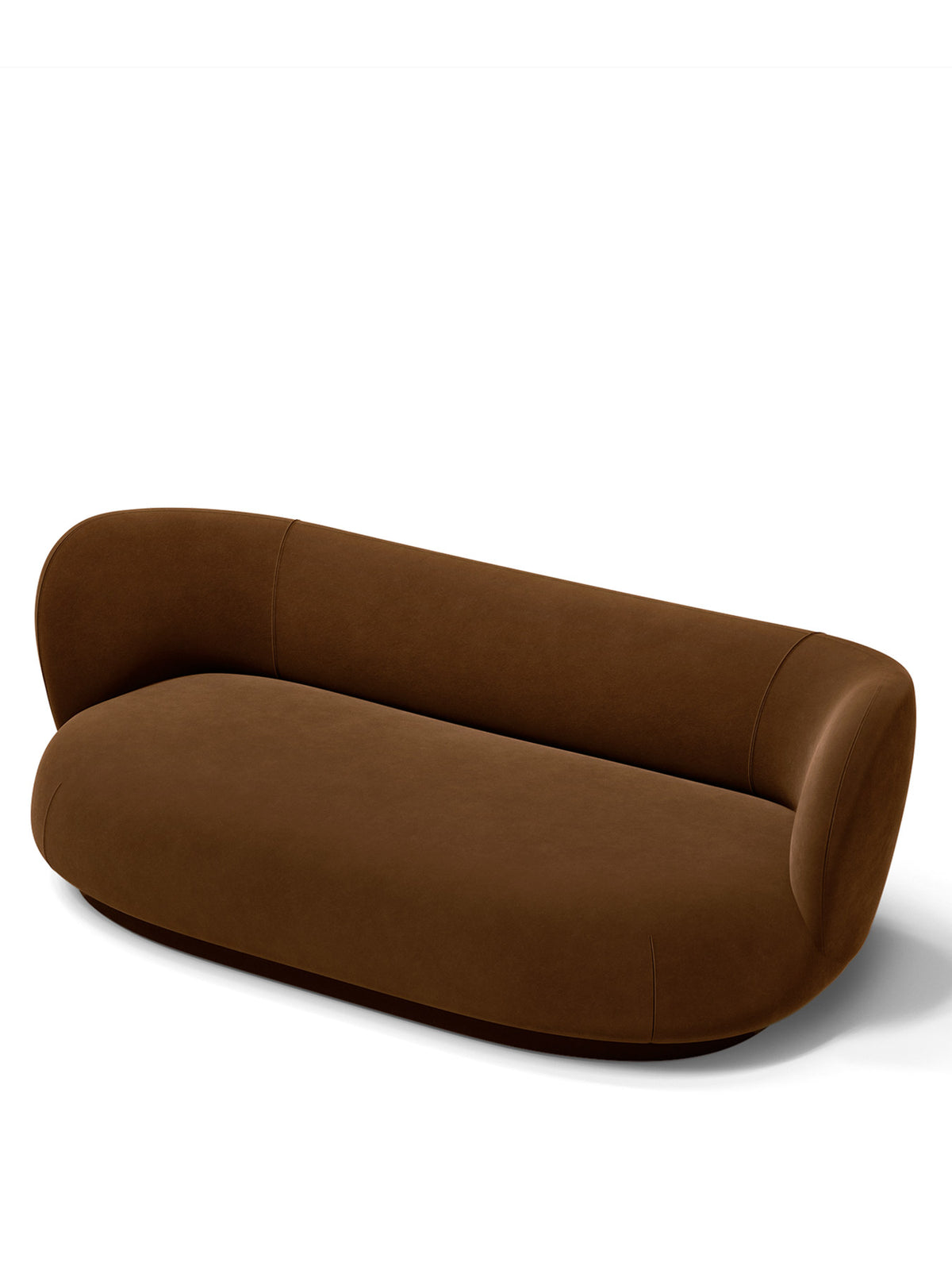 Rico Lounger Sofa von Ferm Living, dreisitziges Sofa mit Stoffbezug