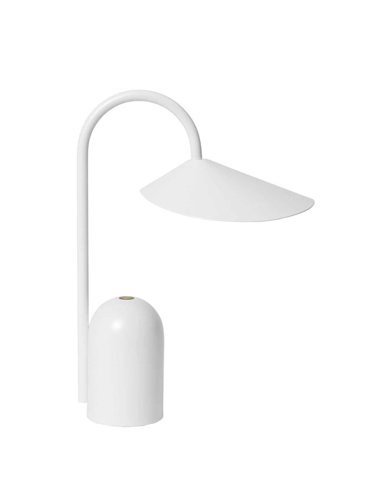 Arum portable Tischleuchte in Weiss präsentiert im Onlineshop von KAQTU Design AG. Tischleuchte ist von Ferm Living