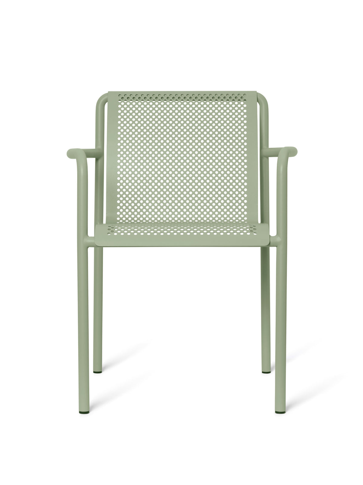 Dapple Stuhl mit Armlehnen in Teegrün präsentiert im Onlineshop von KAQTU Design AG. Gartenstuhl mit Armlehnen ist von Ferm Living