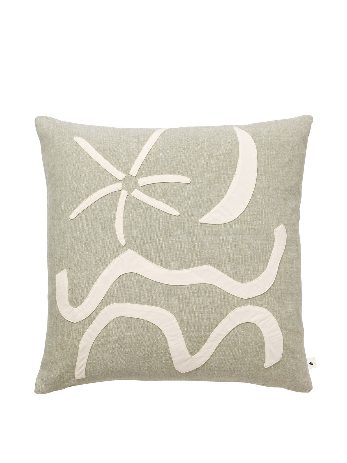Kove Applique Kissenbezug in Elm Green präsentiert im Onlineshop von KAQTU Design AG. Deko Kissenbezug ist von Ferm Living