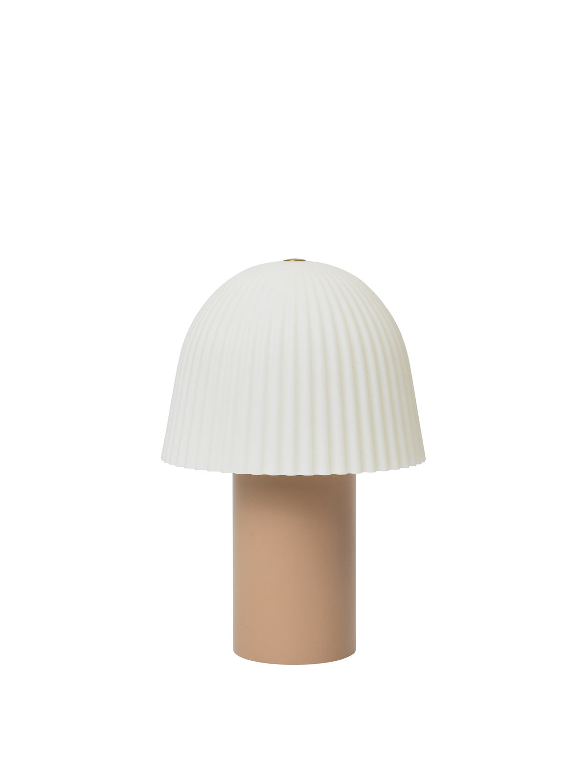 Frill Tragbare Lampe in Rose/Weiss präsentiert im Onlineshop von KAQTU Design AG. Tischleuchte ist von Ferm Living