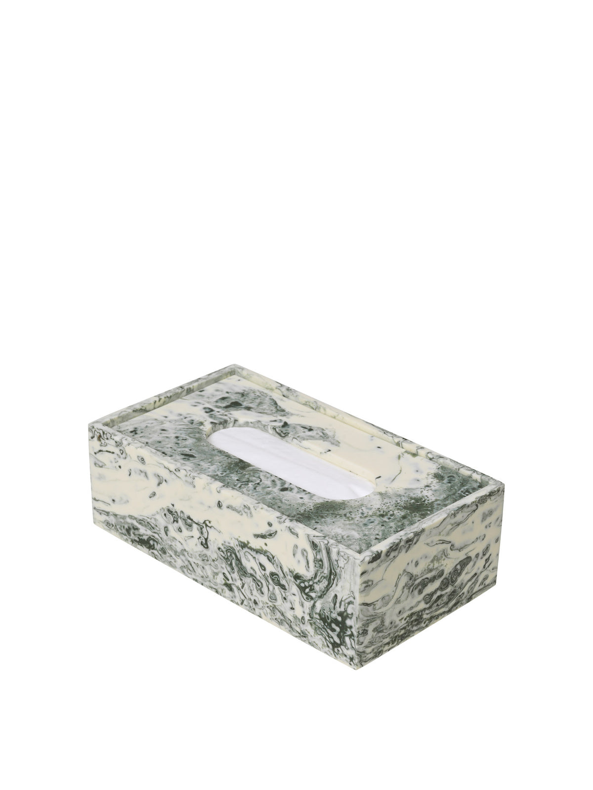 Mist Taschentuchbox in Smaragdgrün Off-weiss präsentiert im Onlineshop von KAQTU Design AG. Küchenhelfer ist von Ferm Living
