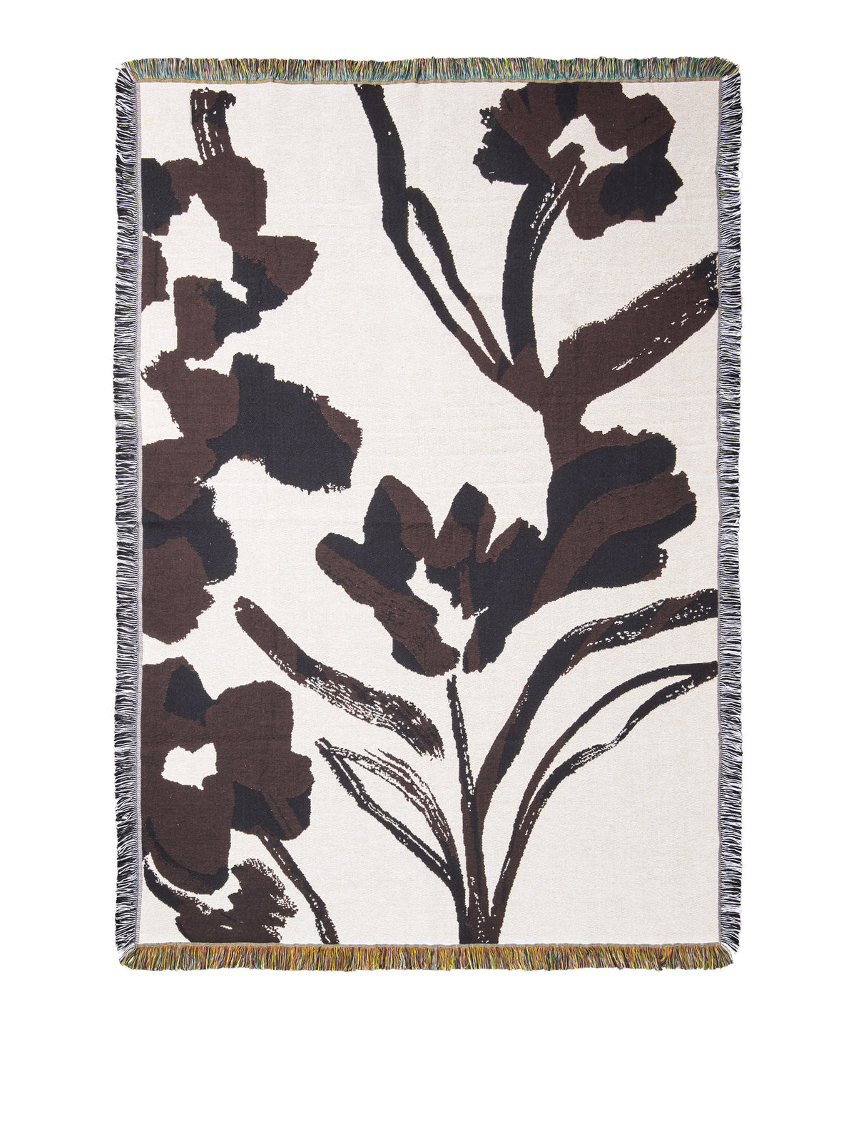 Cilla Tapestry Blanket in Off-white/Dark Grape präsentiert im Onlineshop von KAQTU Design AG. Wolldecke ist von Ferm Living