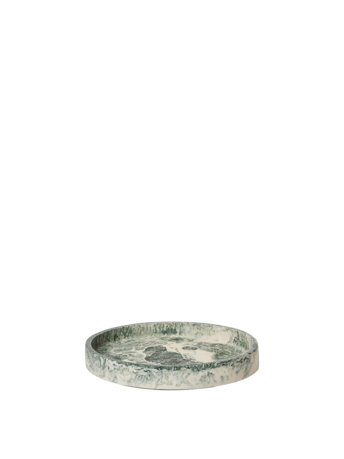 Mist Tray Ø20 in Emerald Off-white präsentiert im Onlineshop von KAQTU Design AG. Tablett ist von Ferm Living