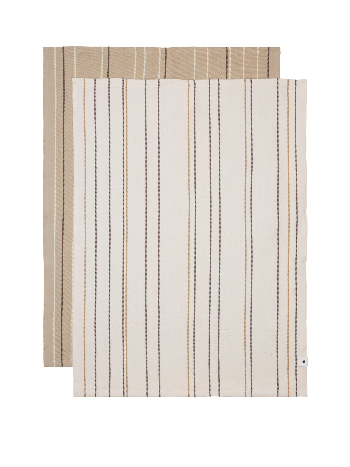 Ito Tea Towel Set of 2 in Parchment/Cashmere präsentiert im Onlineshop von KAQTU Design AG. Küchentuch ist von Ferm Living