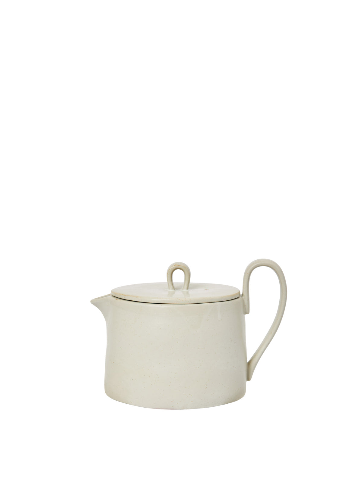 Flow Teapot in Off-white Speckle präsentiert im Onlineshop von KAQTU Design AG. Kanne ist von Ferm Living