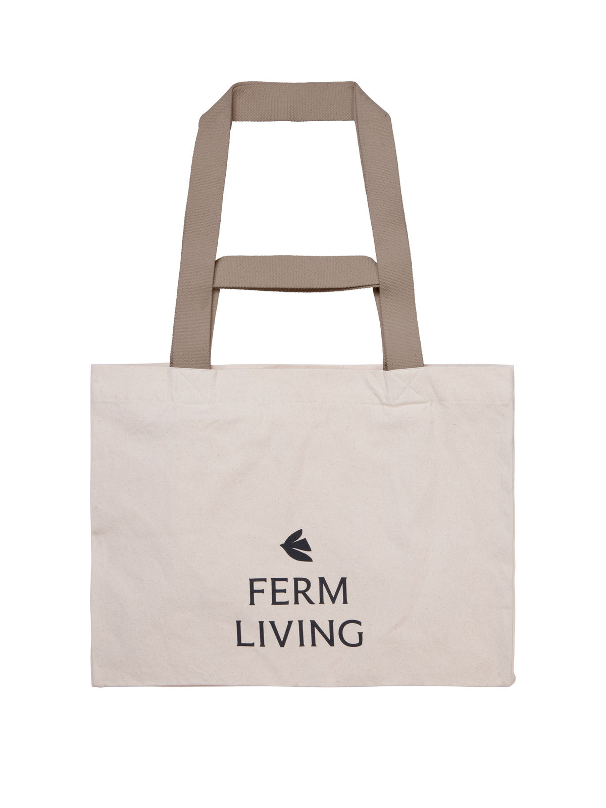 Ferm Living Weekend Tasche in Undyed/Dark Cashmere präsentiert im Onlineshop von KAQTU Design AG. Deko Kissen ist von Ferm Living