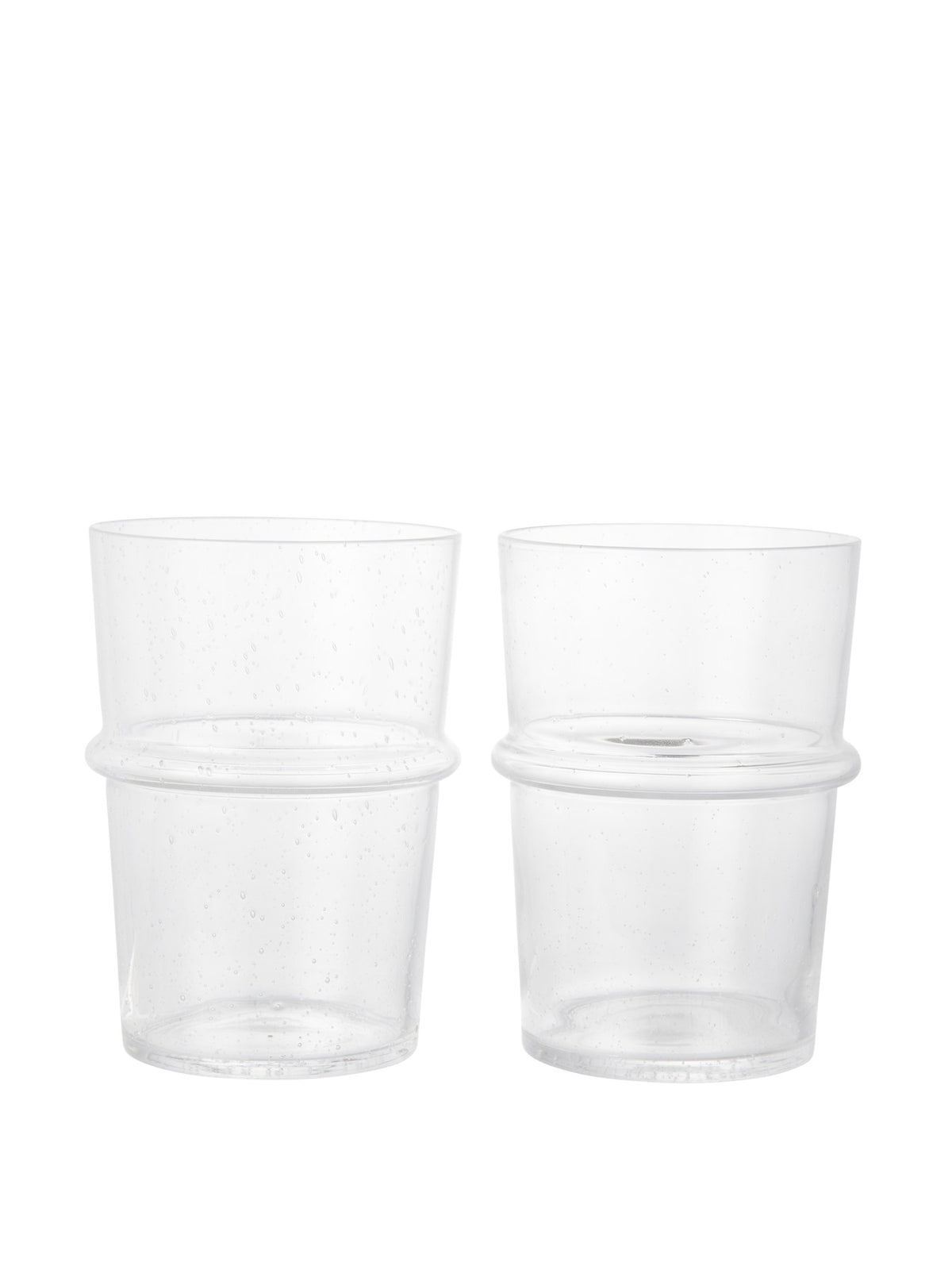 Boya Gläser High Set aus 2 in Klar präsentiert im Onlineshop von KAQTU Design AG. Trinkgläser ist von Ferm Living