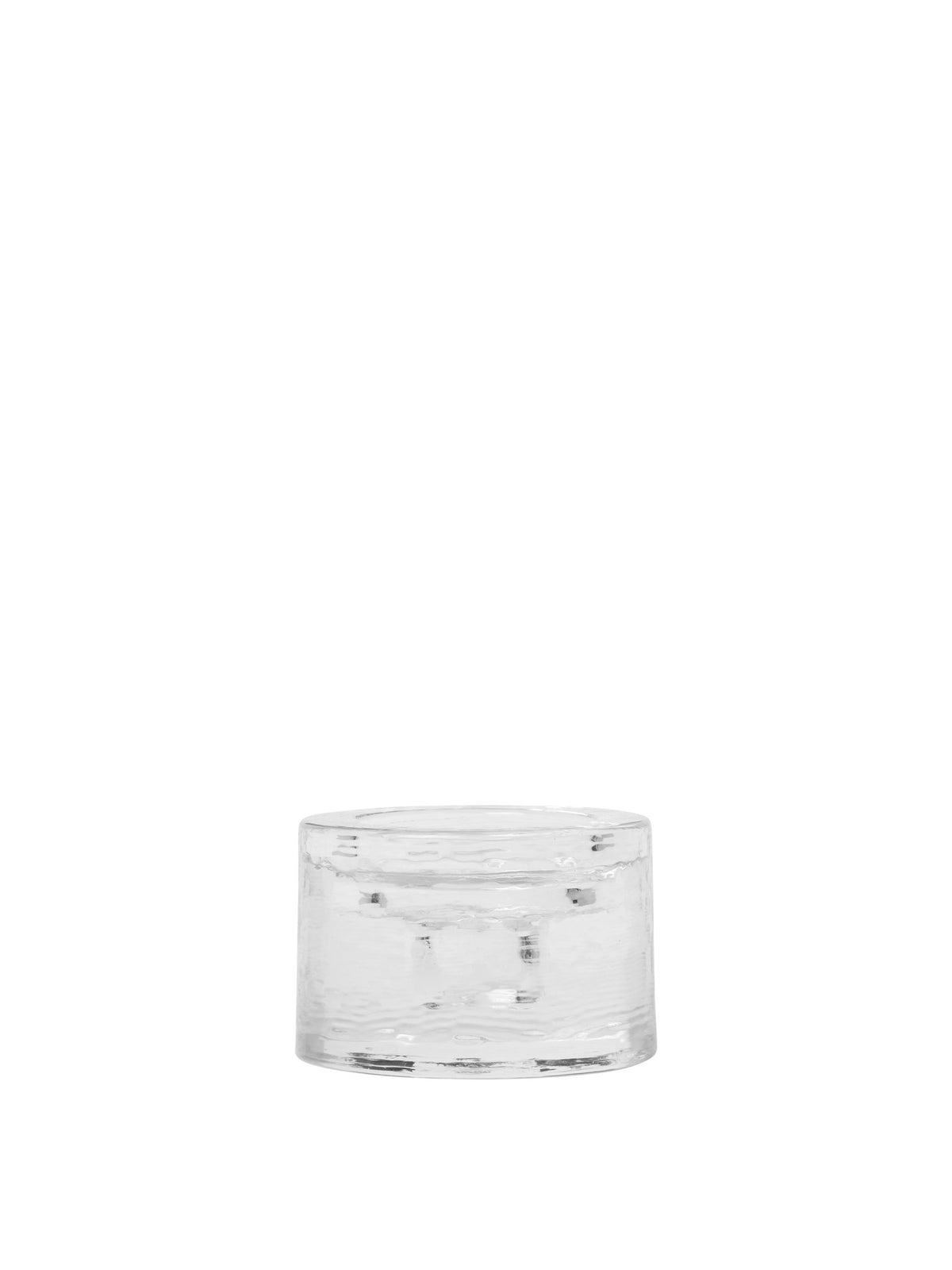 Gradia Candle Holder Round in Clear präsentiert im Onlineshop von KAQTU Design AG. Kerzenständer ist von Ferm Living