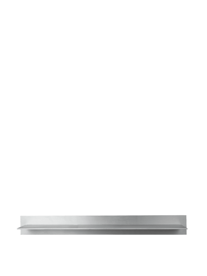 Elegantes Lager Wandregal Single 85 aus Aluminium von Ferm Living, ideal für stilvolle Wandgestaltung und praktische Aufbewahrung.