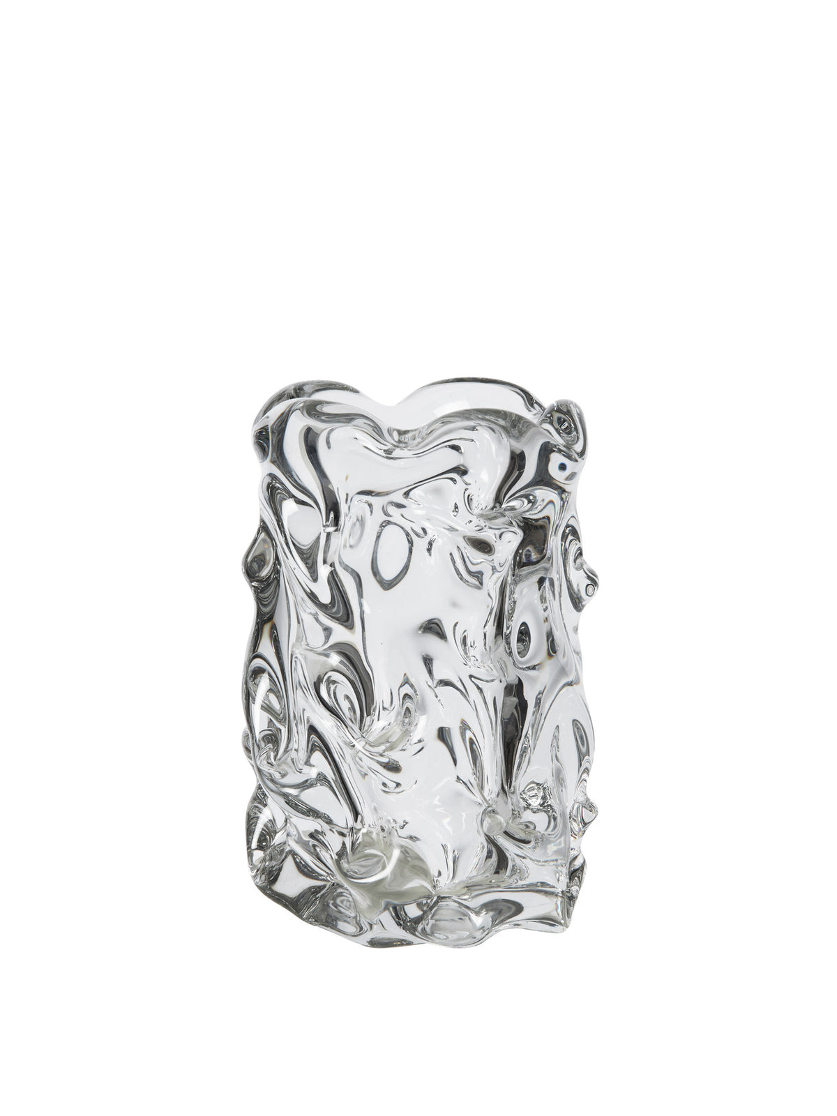 Virelle Vase H18 in Clear präsentiert im Onlineshop von KAQTU Design AG. Vase ist von Ferm Living