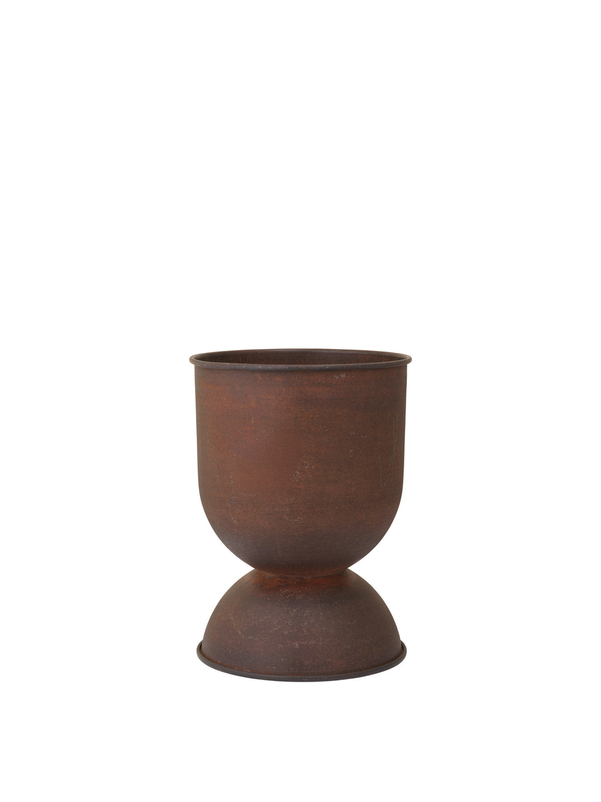 Hourglass Topf in Rust präsentiert im Onlineshop von KAQTU Design AG. Pflanzentopf Outdoor ist von Ferm Living
